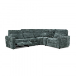 Kempton Electric Corner Sofa Green